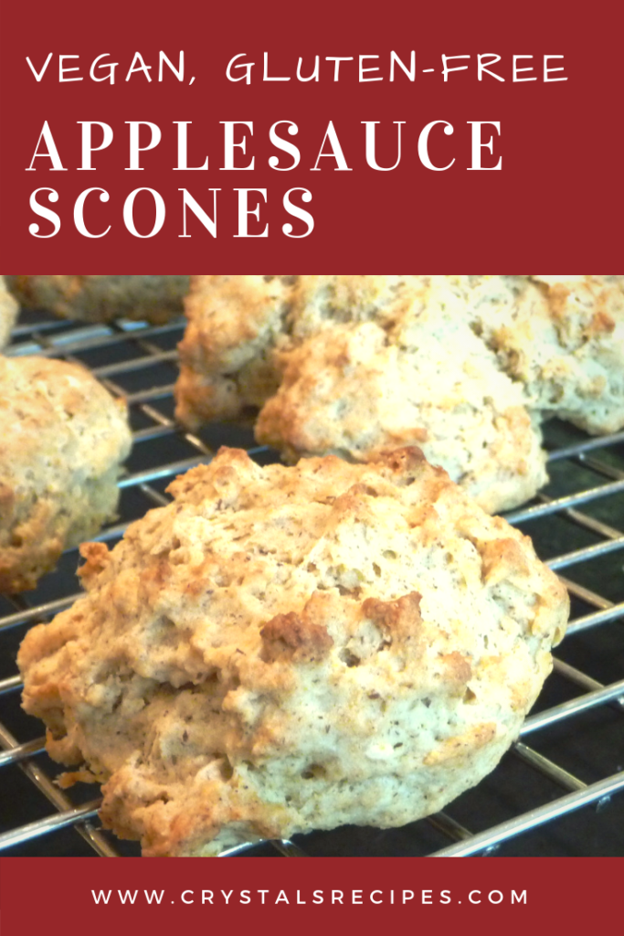 GlutenFree Applesauce Scones Crystal's Recipes